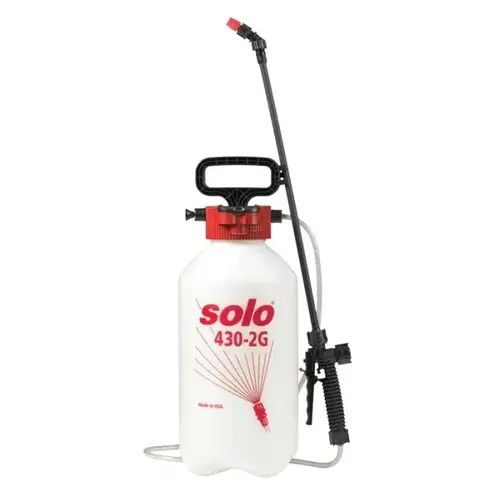 Handheld Sprayer, 2 gal Tank, HDPE Tank, 4 ft L Hose