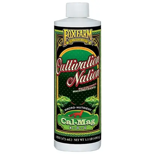 Cultivation Nation FXF270314 Cal-Mag Supplement, 1 pt, Liquid, 4-0-0 N-P-K Ratio