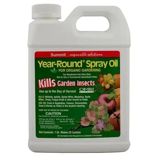 Summit Year-Round Spray Oil Plant Protection & Insect Control Concentrate Quart