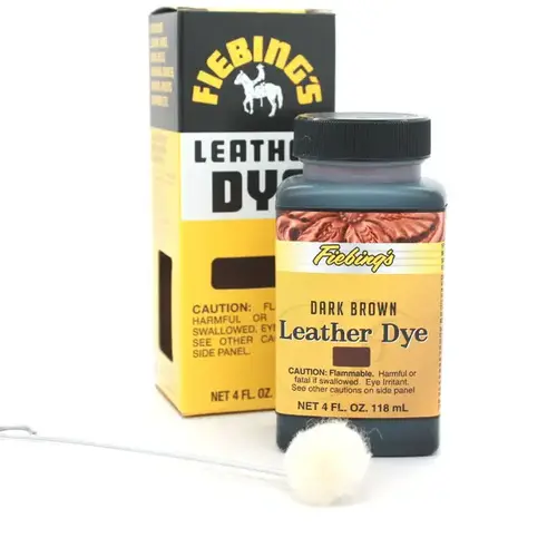 Dark Brown Leather Dye 4-OZ Dark Brown Leather Dye 4-OZ