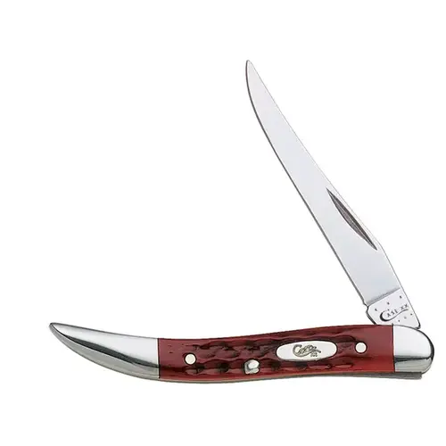 Pocket Worn Old Red Bone Corn Cob Jig Small Texas Toothpick Knife Pocket Worn Old Red Bone Corn Cob Jig Small Texas Toothpick Knife