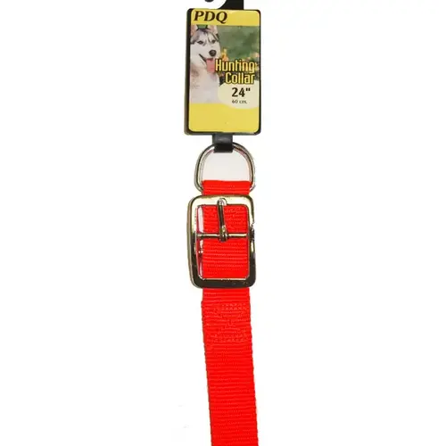 Hunting Collar, 24 in L Collar, 1 in W Collar, Nylon, Orange Hunting Collar, 24 in L Collar, 1 in W Collar, Nylon, Orange