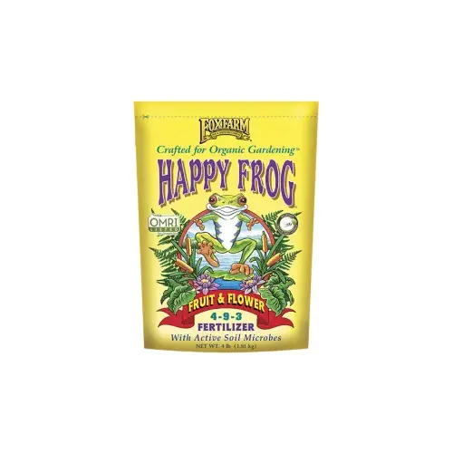 Happy Frog Fruit & Flower Fertilizer, 4-9-3 Formula, 4-Lbs.