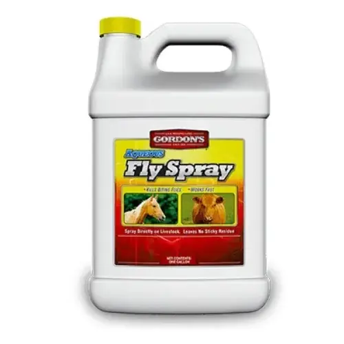 Aqueous Fly Spray, Liquid, Yellow, Solvent, 1 gal Aqueous Fly Spray, Liquid, Yellow, Solvent, 1 gal