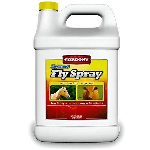 Aqueous Fly Spray, Liquid, Yellow, Solvent, 1 gal