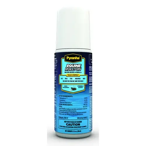 PYRANHA EQUINE FLY REPELLENT ROLL-ON 3 OZ