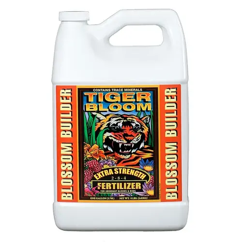 Plant Food Tiger Bloom Organic Liquid Extra Strength Fertilizer 1 gal Plant Food Tiger Bloom Organic Liquid Extra Strength Fertilizer 1 gal