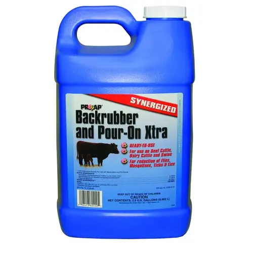 966010 Backrubber Insecticide, Liquid, Clear, Strong, 2.5 gal 966010 Backrubber Insecticide, Liquid, Clear, Strong, 2.5 gal
