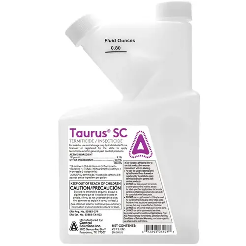 Taurus SC with 9.1 % Fipronil 20 Oz Taurus SC with 9.1 % Fipronil 20 Oz