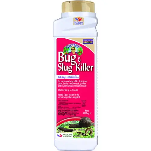 908 Bug and Slug Killer, Solid, 1.5 lb Bottle Dark Brown/Light Brown 908 Bug and Slug Killer, Solid, 1.5 lb Bottle Dark Brown/Light Brown