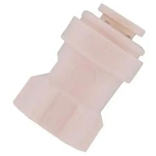 Tube Adapter, 1/4 in x 7/16-24 in, UNS Thread, Polypropylene, 150 psi Pressure Tube Adapter, 1/4 in x 7/16-24 in, UNS Thread, Polypropylene, 150 psi Pressure