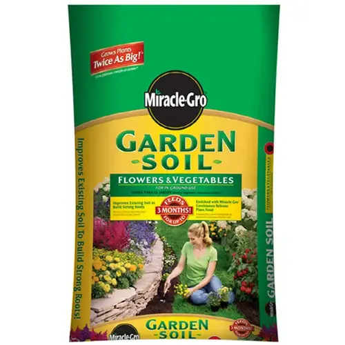 Miracle Gro Flower and Vegetable Garden Soil 2 Cubic Feet Miracle Gro Flower and Vegetable Garden Soil 2 Cubic Feet