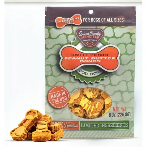 SWEET POTATO BONES PB TOPPED GAINES PET