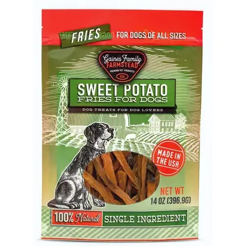 SWEET POTATO FRIES 14OZ GRAINES PET SWEET POTATO FRIES 14OZ GRAINES PET