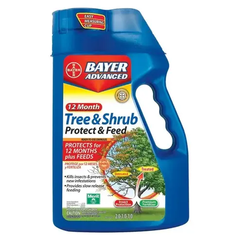 Bayer 12 Month Tree & Shrub Protect & Feed Granules 2-1-1 - 4lb