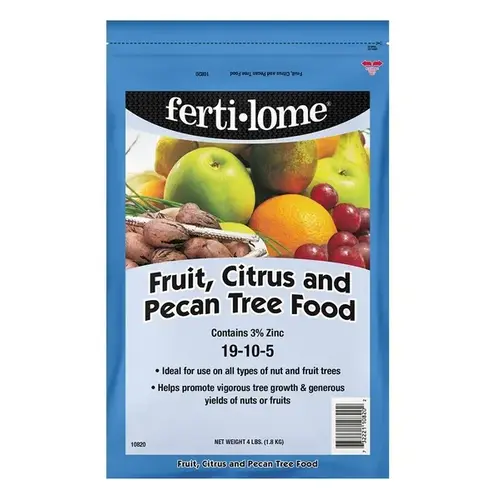 Plant Food FRUIT, CITRUS, AND PECAN TREE FOOD 19-10-5 Granules 4 lb - pack of 12 Plant Food FRUIT, CITRUS, AND PECAN TREE FOOD 19-10-5 Granules 4 lb - pack of 12