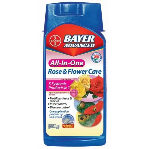 Rose and Flower Care, Liquid, Spray Application, 32 oz Bottle Tan