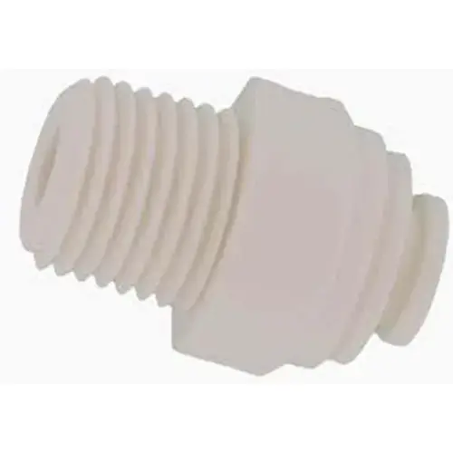 Pipe Connector, 1/4 in, FNPT, Polypropylene, 150 psi Pressure Pipe Connector, 1/4 in, FNPT, Polypropylene, 150 psi Pressure
