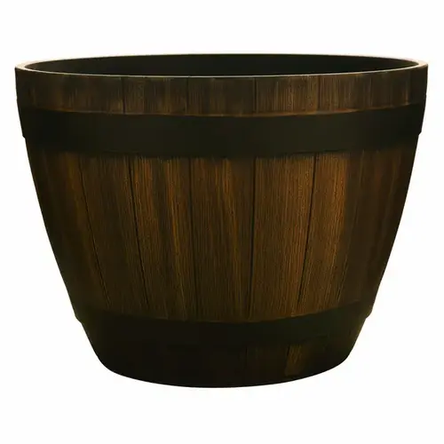 HDR Wine Barrel Planter 20.5" Kentucky Walnut HDR Wine Barrel Planter 20.5" Kentucky Walnut