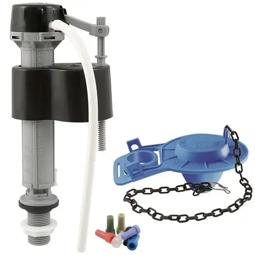 TOILET FILL VALVE KIT WITH 2" FLAPPER TOILET FILL VALVE KIT WITH 2" FLAPPER