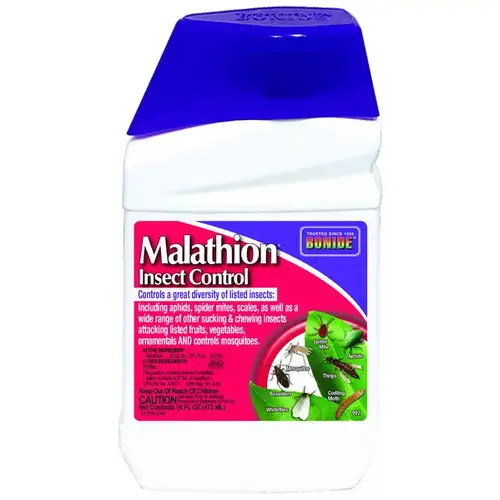 Malathion Insect Control, Liquid, Spray Application, 1 pt Bottle Light Straw - pack of 12 Malathion Insect Control, Liquid, Spray Application, 1 pt Bottle Light Straw - pack of 12