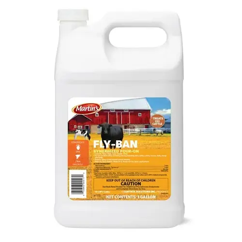 Control Solutions Fly-Ban Synergized Pour-On - pack of 4 Control Solutions Fly-Ban Synergized Pour-On - pack of 4