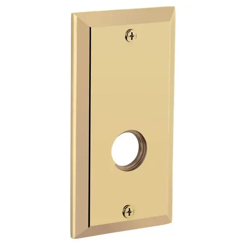 5-1/4" Square Single Passage Rose Lifetime Brass Finish 5-1/4" Square Single Passage Rose Lifetime Brass Finish