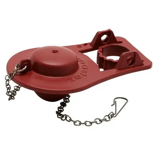 Toilet Flapper, Red, For: Flush Valves with or without Mount Ears, 3.5 gpf or Larger Flush Toilets Toilet Flapper, Red, For: Flush Valves with or without Mount Ears, 3.5 gpf or Larger Flush Toilets