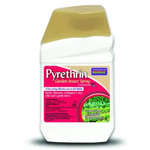 Garden Insect Spray, Liquid, Spray Application, 1 pt Bottle Light Yellow Garden Insect Spray, Liquid, Spray Application, 1 pt Bottle Light Yellow