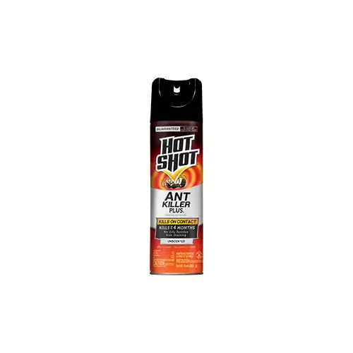4480-9 Ant Killer Plus, Liquid, Spray Application, 16 oz Aerosol Can Light Yellow