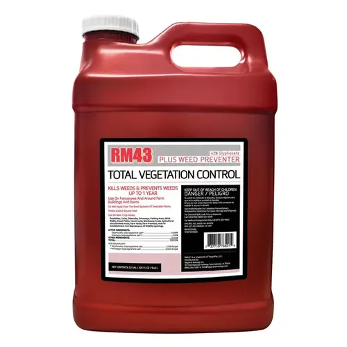 Total Vegetation Control, Liquid, Clear/Yellow, 2.5 gal Bottle