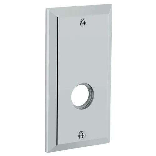 5-1/4" Square Right Hand Single Privacy Rose Bright Chrome Finish 5-1/4" Square Right Hand Single Privacy Rose Bright Chrome Finish