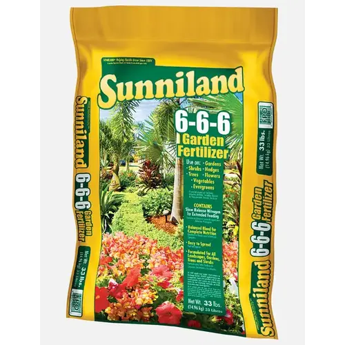 Plant Fertilizer All Purpose Garden 6-6-6 33 lb