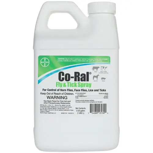 Co-Ral Fly & Tick Spray 0.5-Gallon Co-Ral Fly & Tick Spray 0.5-Gallon