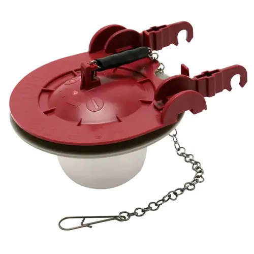 5403 Universal 3" Adjustable Toilet Flapper Red 5403 Universal 3" Adjustable Toilet Flapper Red