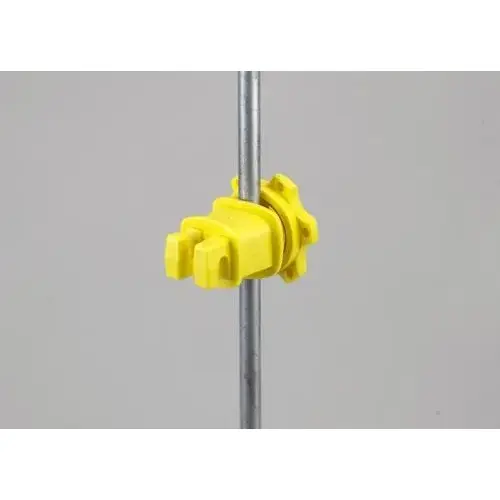Screw-On Yellow Polythylene Electric Fence Insulator (25-Pack) Screw-On Yellow Polythylene Electric Fence Insulator (25-Pack)
