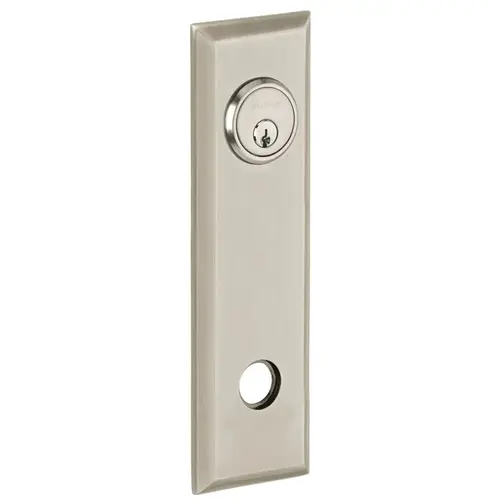 9-2/5" Square Privacy Rose Pair Satin Nickel Finish 9-2/5" Square Privacy Rose Pair Satin Nickel Finish