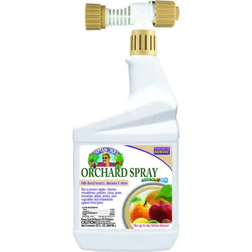 Fruit and Nut Orchard Spray, Liquid, Spray Application, 1 qt Light Yellow Fruit and Nut Orchard Spray, Liquid, Spray Application, 1 qt Light Yellow