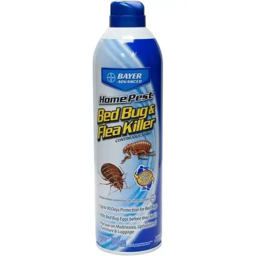 Bed Bug and Flea Killer, Liquid, Spray Application, 15 oz Beige/White Bed Bug and Flea Killer, Liquid, Spray Application, 15 oz Beige/White
