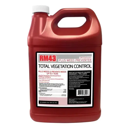 RM43 Total Vegetation Control Plus Weed Preventer, Concentrate, 1-Gallon