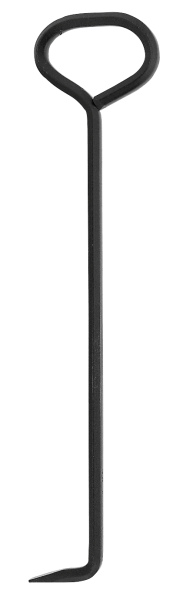 True Temper 1175300 Manhole Cover Lift Bar, 24 in Overall Length, Chisel Point
