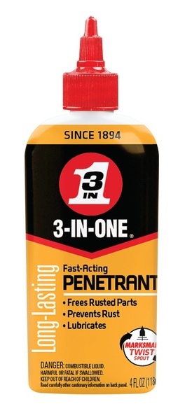 3-IN-ONE 120015 3-In-One Fast-Acting Penetrant Light Brown