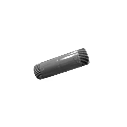 1.25" X 4" Tbe Pvc Sch80 Nipple Black