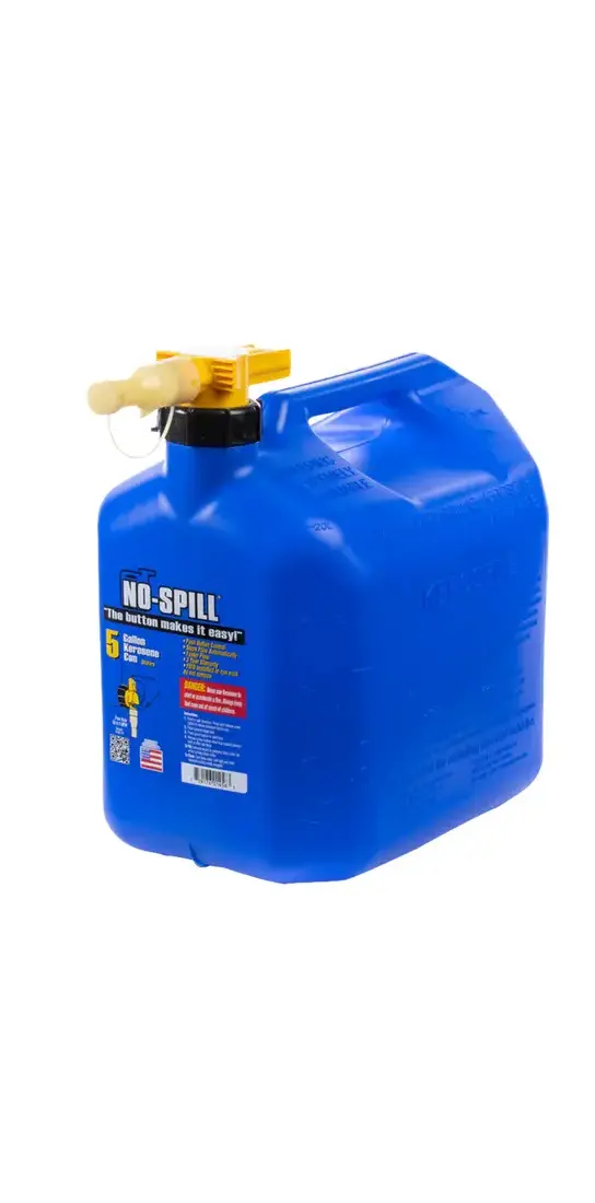 No-Spill 1456 No Spill Kerosene Can 5 Gallons Blue Buy Now