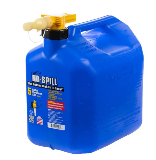 No-Spill No Spill Kerosene Can 5 Gallons Blue 1456 No-Spill No Spill Kerosene Can 5 Gallons Blue 1456