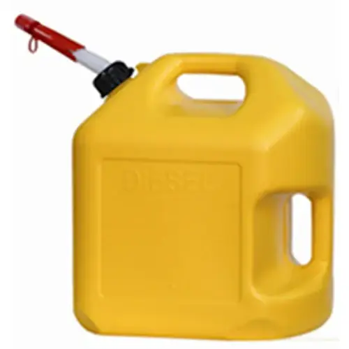 Safety Diesel Can FlameShield Safety System Plastic 5 gal Yellow Safety Diesel Can FlameShield Safety System Plastic 5 gal Yellow