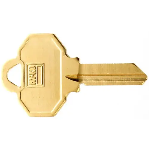 Key Blank, Brass, Nickel, For: Baldwin Cabinet, House Locks and Padlocks - pack of 10 Key Blank, Brass, Nickel, For: Baldwin Cabinet, House Locks and Padlocks - pack of 10