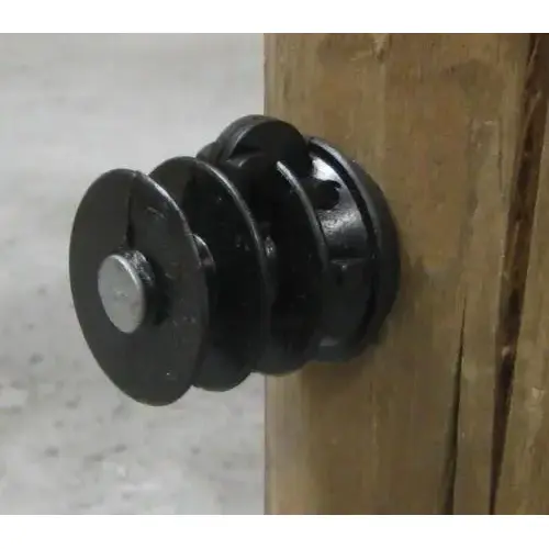 Nail-On Black Polyethylene Electric Fence Insulator (25-Pack)