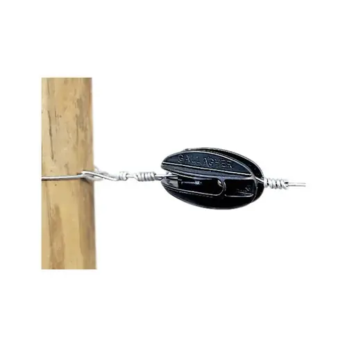 Electric Fence High-Strain Insulator, Black - pack of 5 Electric Fence High-Strain Insulator, Black - pack of 5