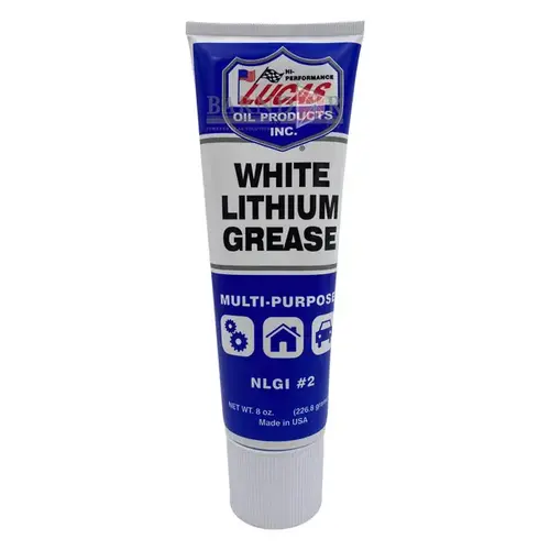 White Lithium Grease 8 oz. Tube